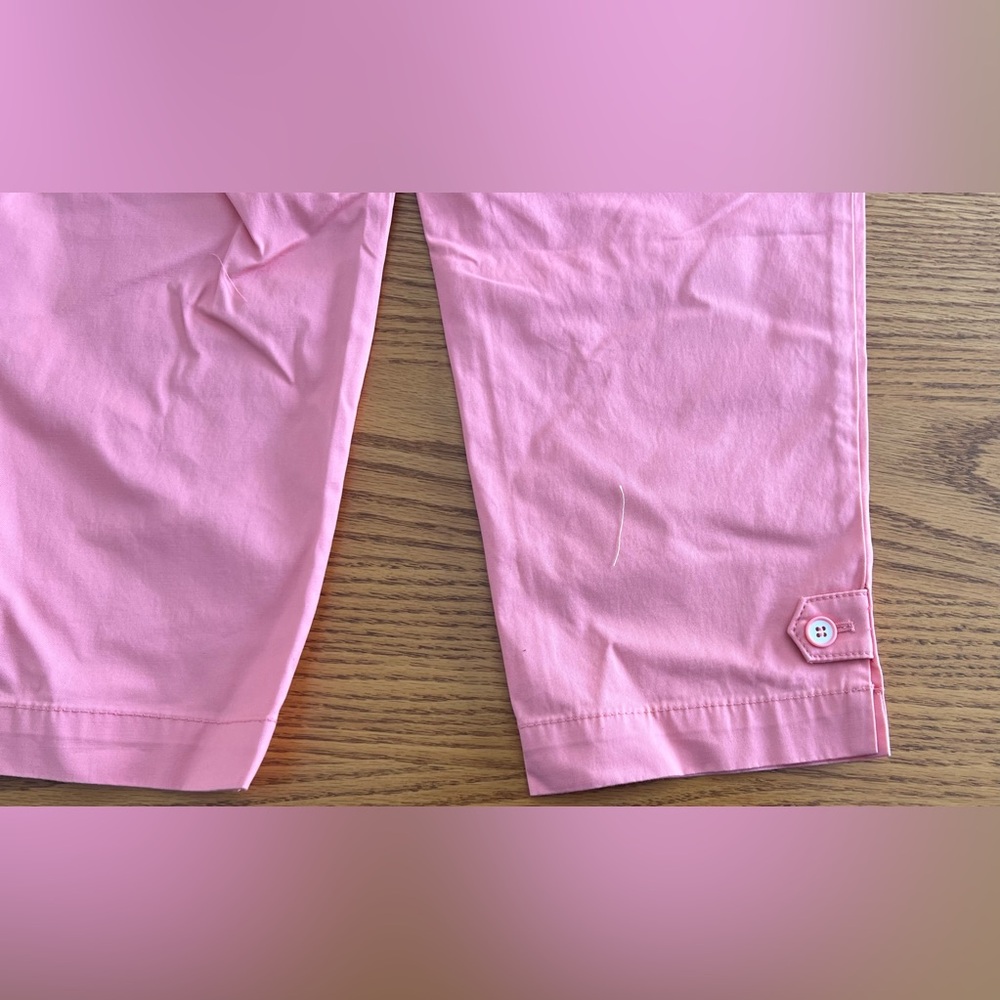 NWT Talbots Perfect Crop Pant Size 10 PETITE in Coral - Picture 5 of 6